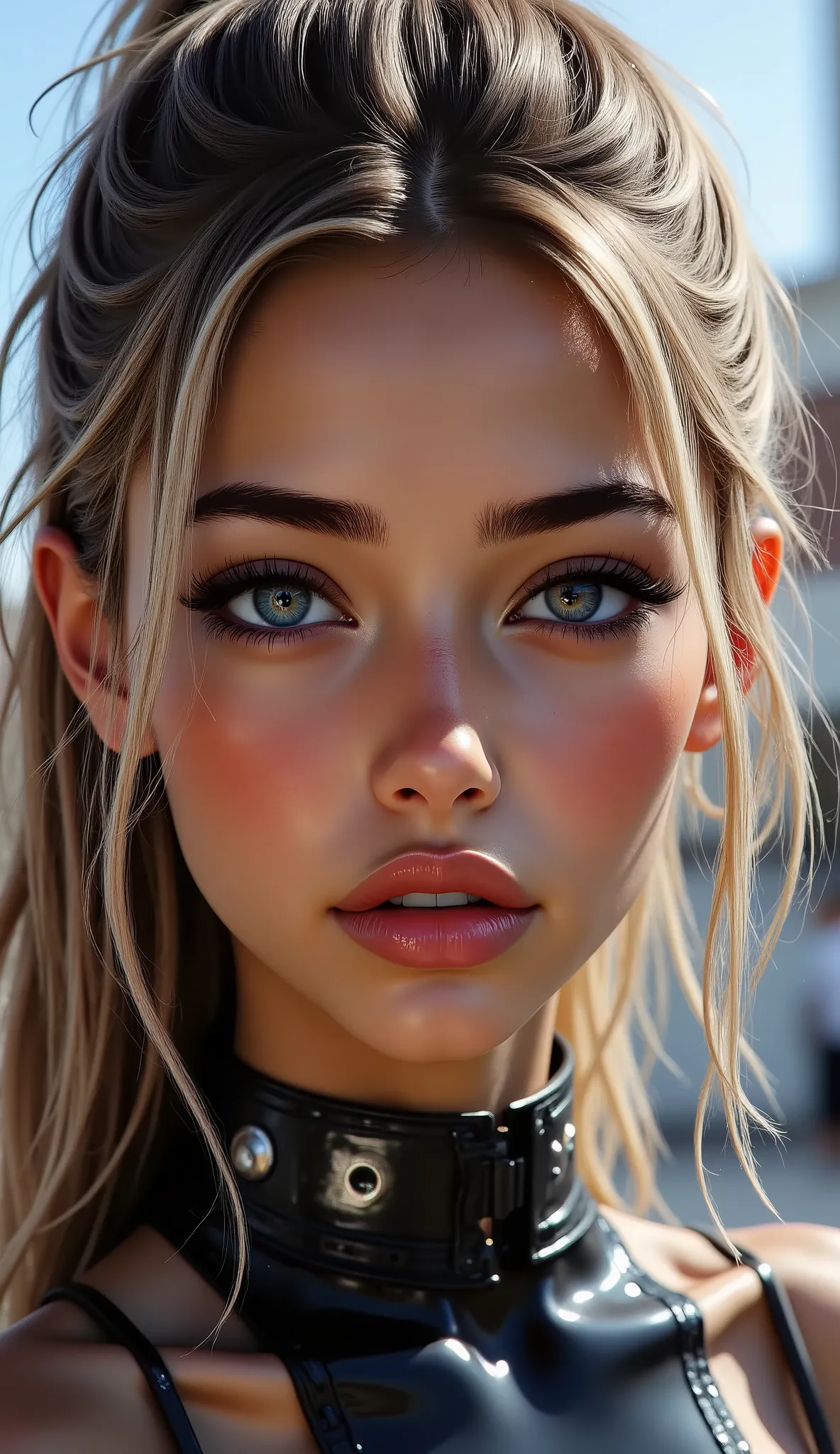Divide Ratio : 1,1,1 Base Ratio: (((portrait))),perfect dynamic composition:1.2,beauty(mixed girl)(madison ivy:0.5)(jessica alba:0.3)(Ariana Grande:0.3) in (Intricately detailed photo of a((22-year-old))),((photorealistic)),((Hyper realistic)),((sharp focu...