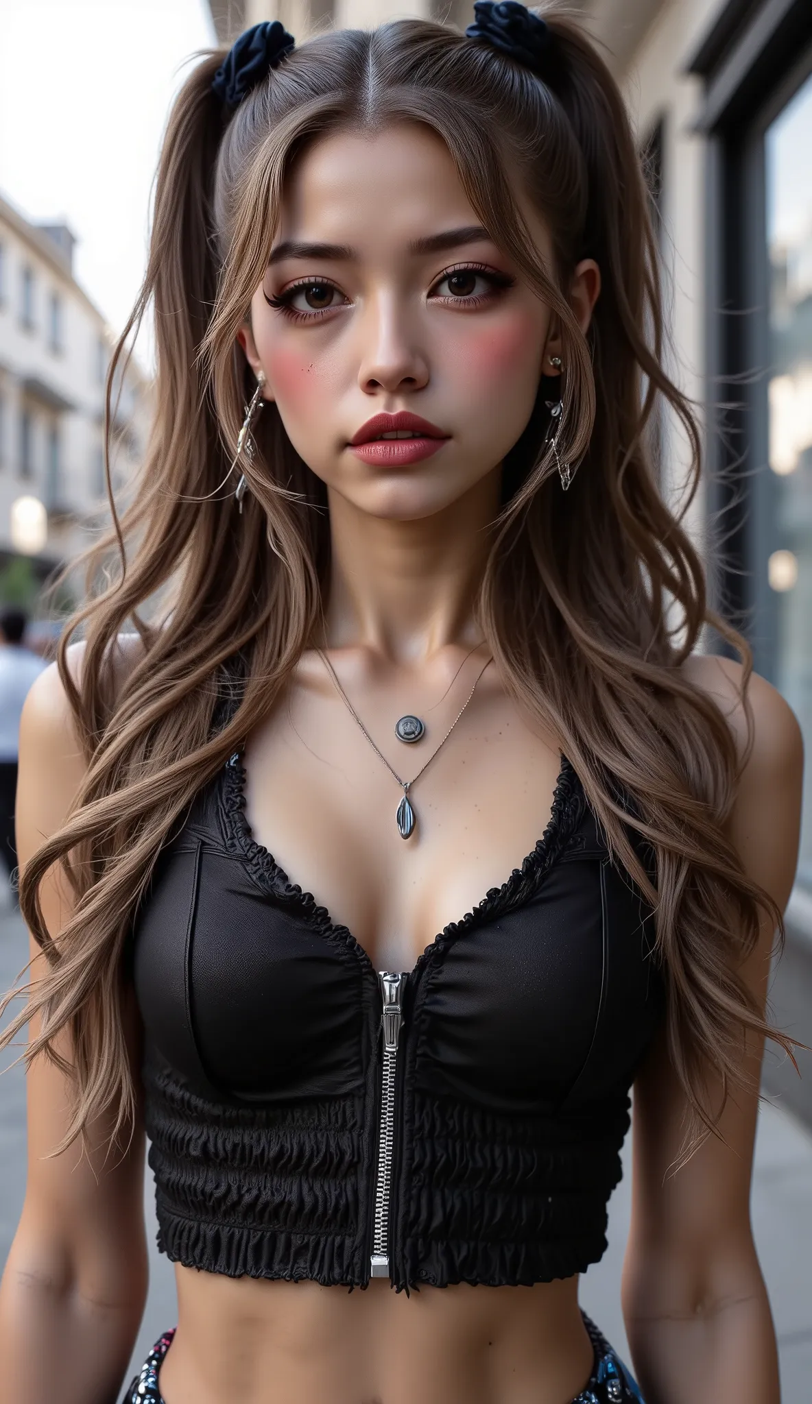  Divide Ratio : 1,1,1 Base Ratio: portrait,perfect dynamic composition:1.2,{[beauty(mixed girl)(madison ivy:0.5)(jessica alba:0.3)(Ariana Grande:0.3) in (Intricately detailed photo of a((22-year-old)))]},((photorealistic)),((Hyper realistic)),((sharp focus...