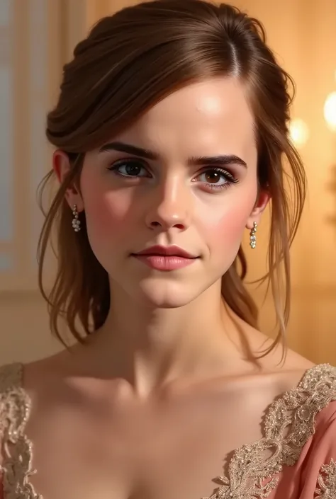 emma watson , white and orange
