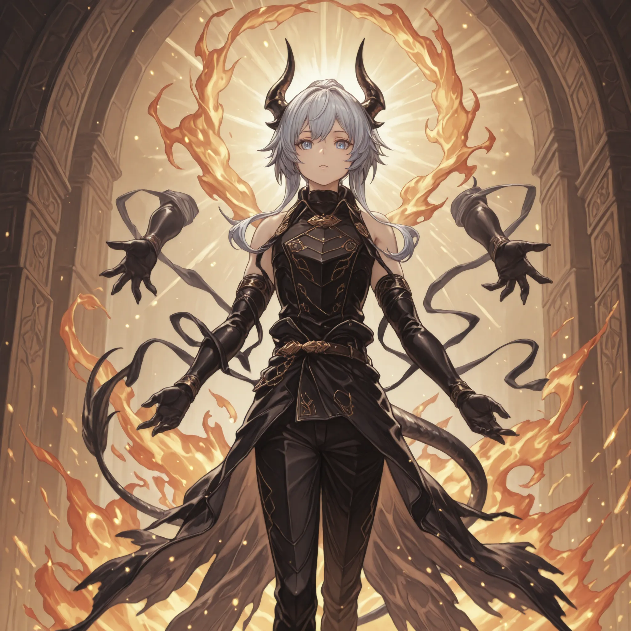 (Corpo e Tamanho ): sozinho, 1 menino,  e baixo,  personagem pequena, personagem curto, personagem curto ,   personagem 1  ,50 metros de altura,  e baixo,   personagem jovem, character with a male body from Rimuru Tempest from "Tensei Shitara Slime Datta K...
