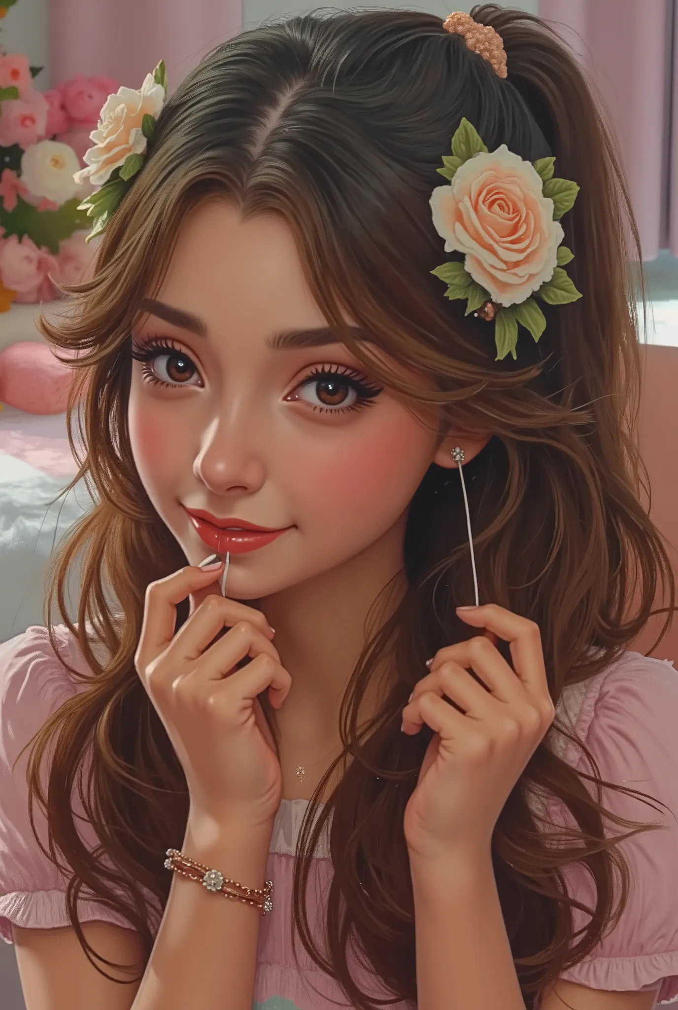 Highest Quality、anime style、Depict an emotional encyclopedia of girls classified as bright smiles, rugged expressions, tearful eyes, and innocent smiles、masterpiece