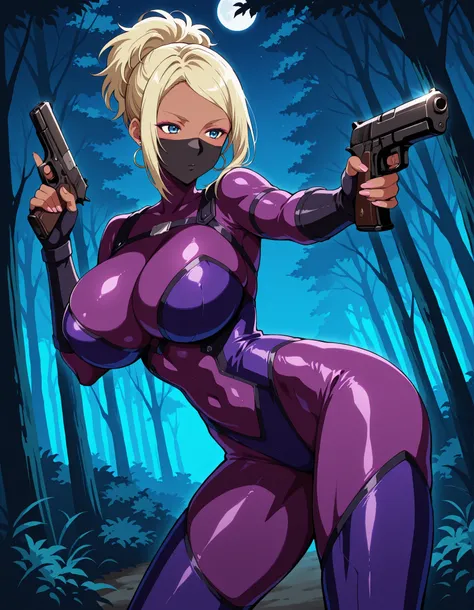 Score_9, score_8_up, score_7_up, source_anime, Kuroko, solo, dark-skinned female, huge_breasts, blonde_hair, hair up, blue_eyes, earrings, gal, (best quality), (high quality), {masterpiece}, extremely delicate and beautiful, ultra-detailed, beautiful detai...