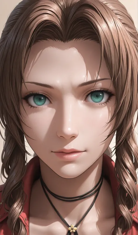 cinematic, (masterpiece), (best quality), (ultra-detailed), very aesthetic, illustration, realistic illustration, perfect composition, intricate details, absurdres, detailed face, (anime, masterpiece, intricate:1.3), (best quality, hires textures, high detail:1.2), (4k),(incredibly detailed:1.4),detailed eyes, realistic shadow, 
1girl, aerith_gainsborough, final_fantasy