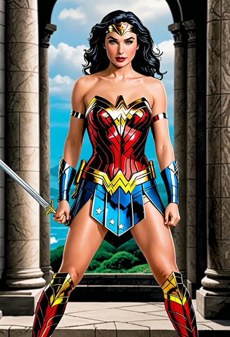 tg wonder woman - SeaArt Al - Free Al Art Generator