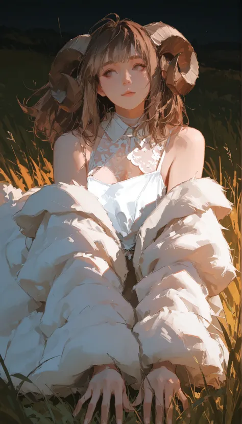 a simple white dress