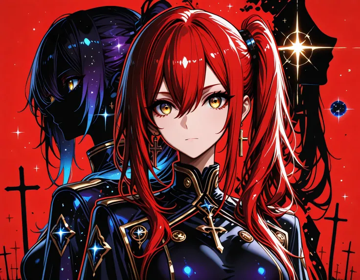 (EyesHD:1.2), masterpiece, best quality, ultra-detailed, very aesthetic, sharp focus, depth of field, vibrant colors, ray tracing, best lighting, detailed illustration, detailed background, cinematic, beautiful face, beautiful eyes, (anime coloring:1.5), 1...