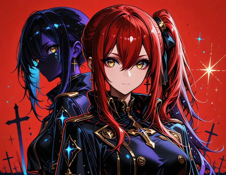 (EyesHD:1.2), masterpiece, best quality, ultra-detailed, very aesthetic, sharp focus, depth of field, vibrant colors, ray tracing, best lighting, detailed illustration, detailed background, cinematic, beautiful face, beautiful eyes, (anime coloring:1.5), 1...