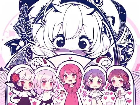 Please extract only the line art faithfully。The background is white、Please do not change the original illustration。