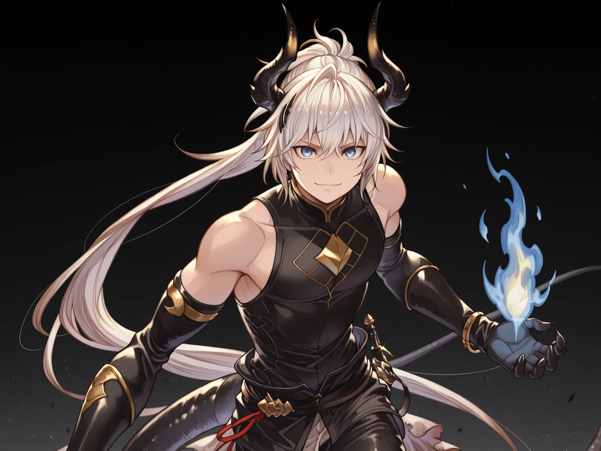 alone, 1 boy, young character, small character, character 1.50 meters tall, with the body of the character Rimuru Tempest from "tensei shitara slime datta ken", male character, height of Rimuru Tempest;

white hair, the character's hairstyle must be the sa...