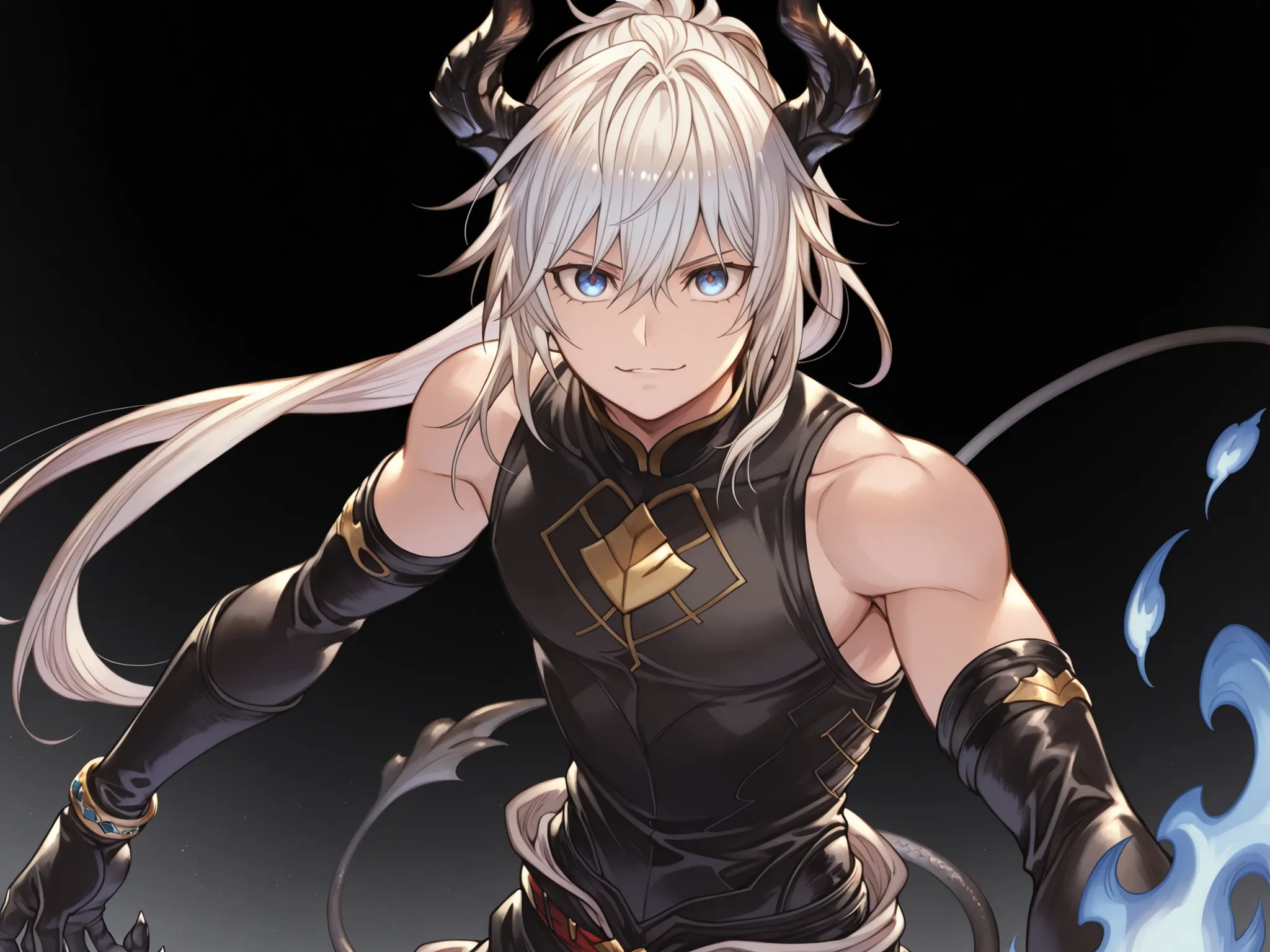 alone, 1 boy, young character, small character, character 1.50 meters tall, with the body of the character Rimuru Tempest from "tensei shitara slime datta ken", male character, height of Rimuru Tempest;

white hair, the character's hairstyle must be the sa...