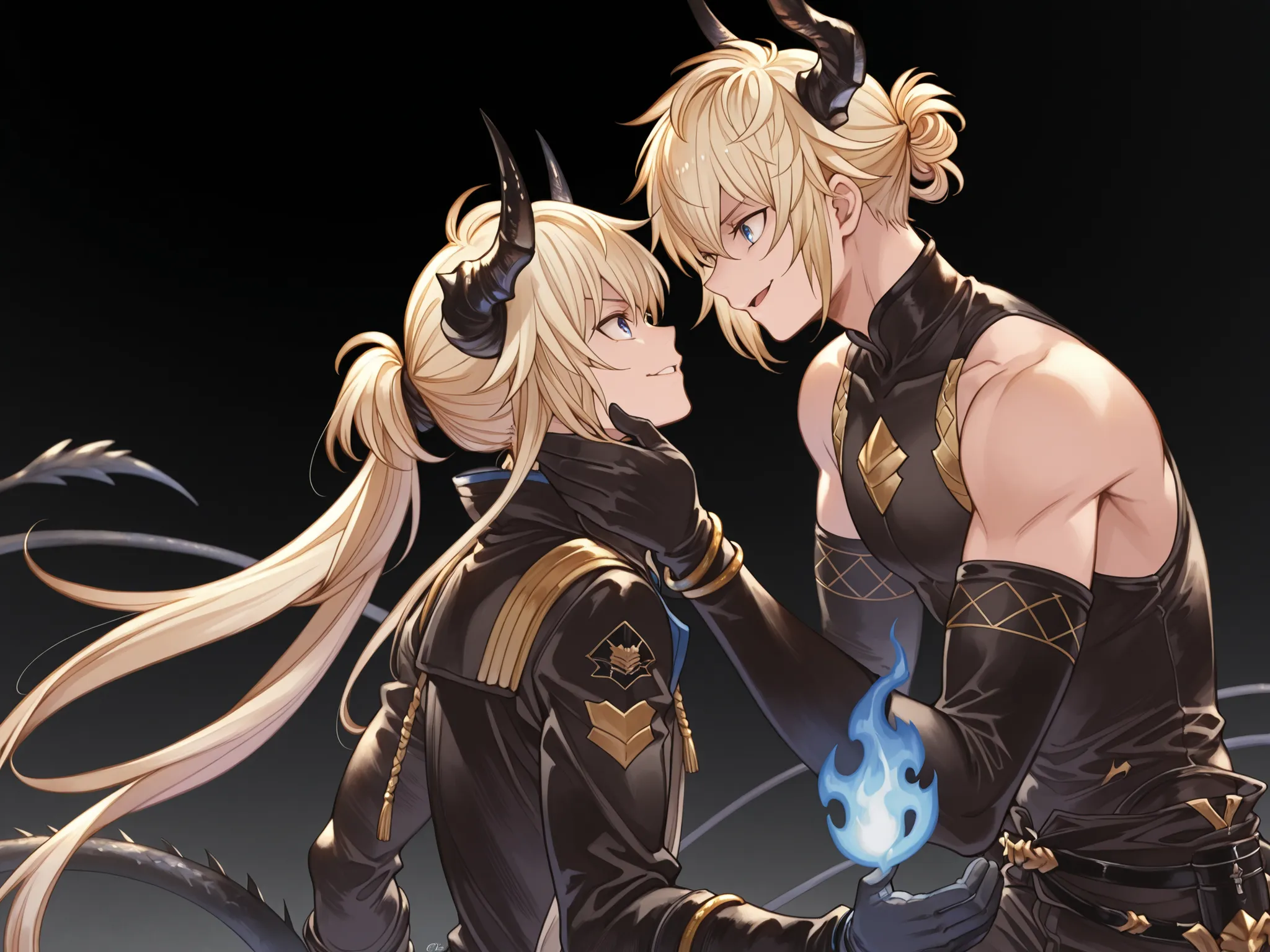 alone, 1 boy, young character, small character, character 1.50 meters tall, with the body of the character Rimuru Tempest from "tensei shitara slime datta ken", male character, height of Rimuru Tempest;

blonde hair, the character's hairstyle must be the s...