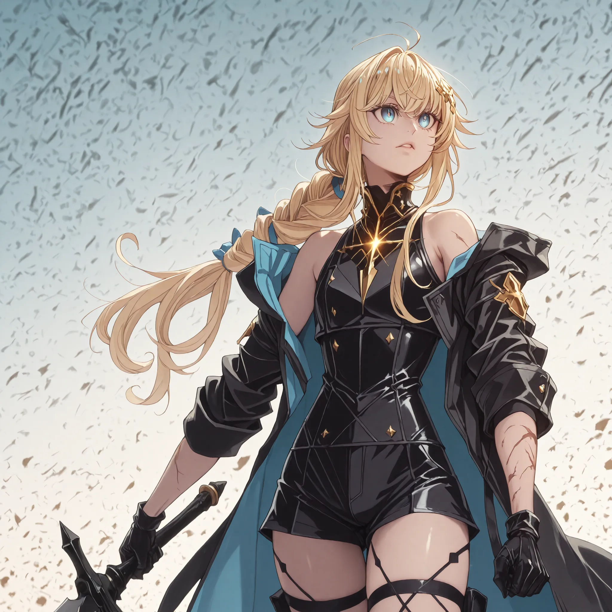 sozinho, 1 menino, e curto, pequeno personagem, personagem curto, personagem curto, personagem 1.50 metros de altura, e curto, jovem character, character with a male body of Rimuru Tempest from "Tensei Shitara Slime Datta Ken", male character;
cabelo loir...