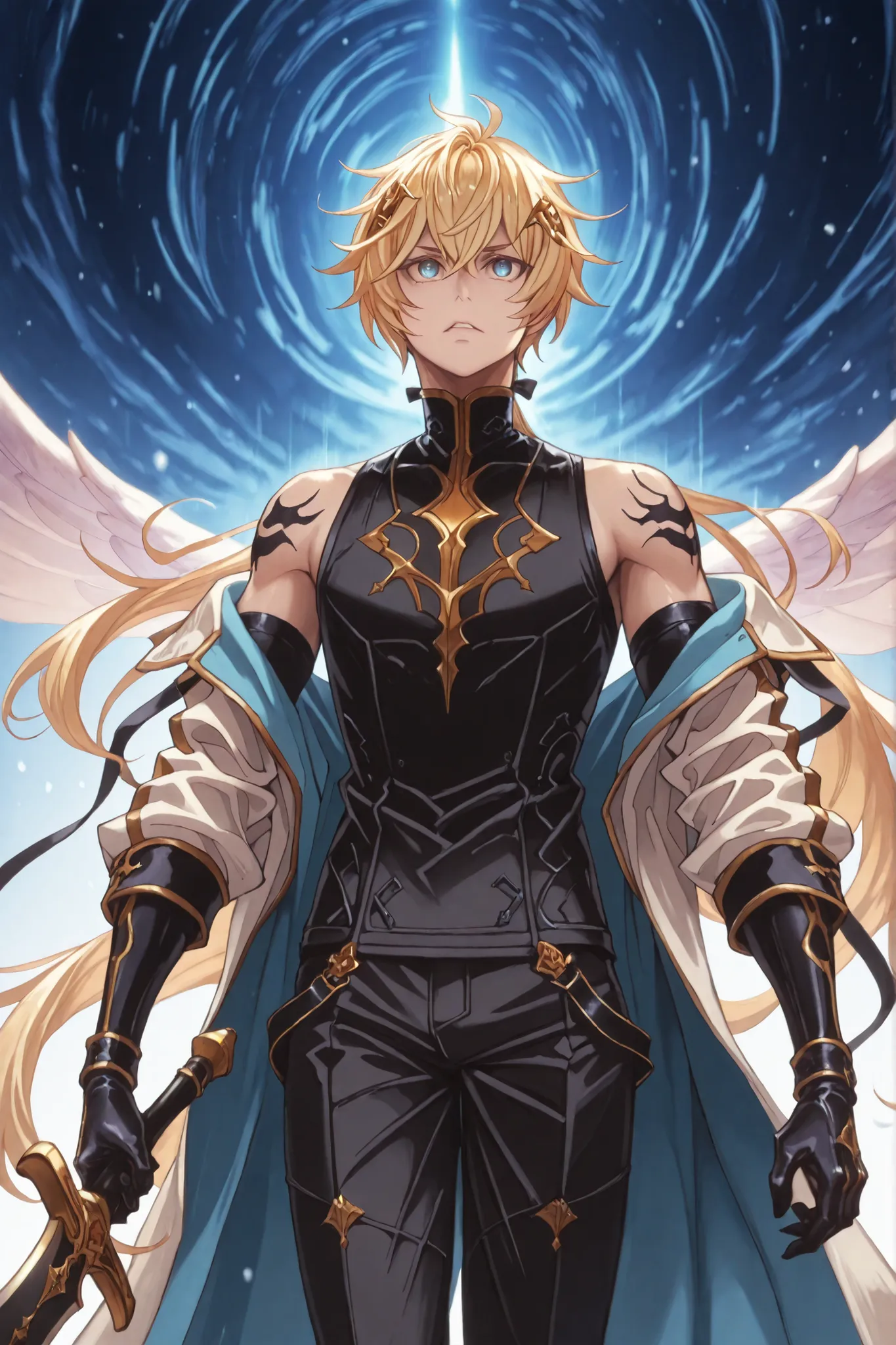 sozinho, 1 menino, e curto, pequeno personagem, personagem curto, personagem curto, personagem 1.50 metros de altura, e curto, jovem character, character with a male body of Rimuru Tempest from "Tensei Shitara Slime Datta Ken", male character;
cabelo loir...