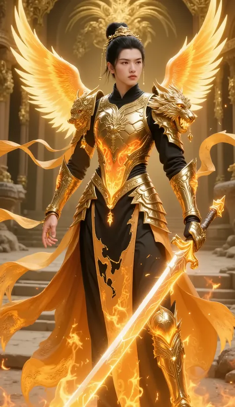 color:the overall color is gold,The surface of the holy clothes is shining with dazzling light, Dazzling as the sun,No matter what light it is, it can emit an eye-catching brilliance,highlights its nobility and strength。
Shapes of various parts
Chest armo...