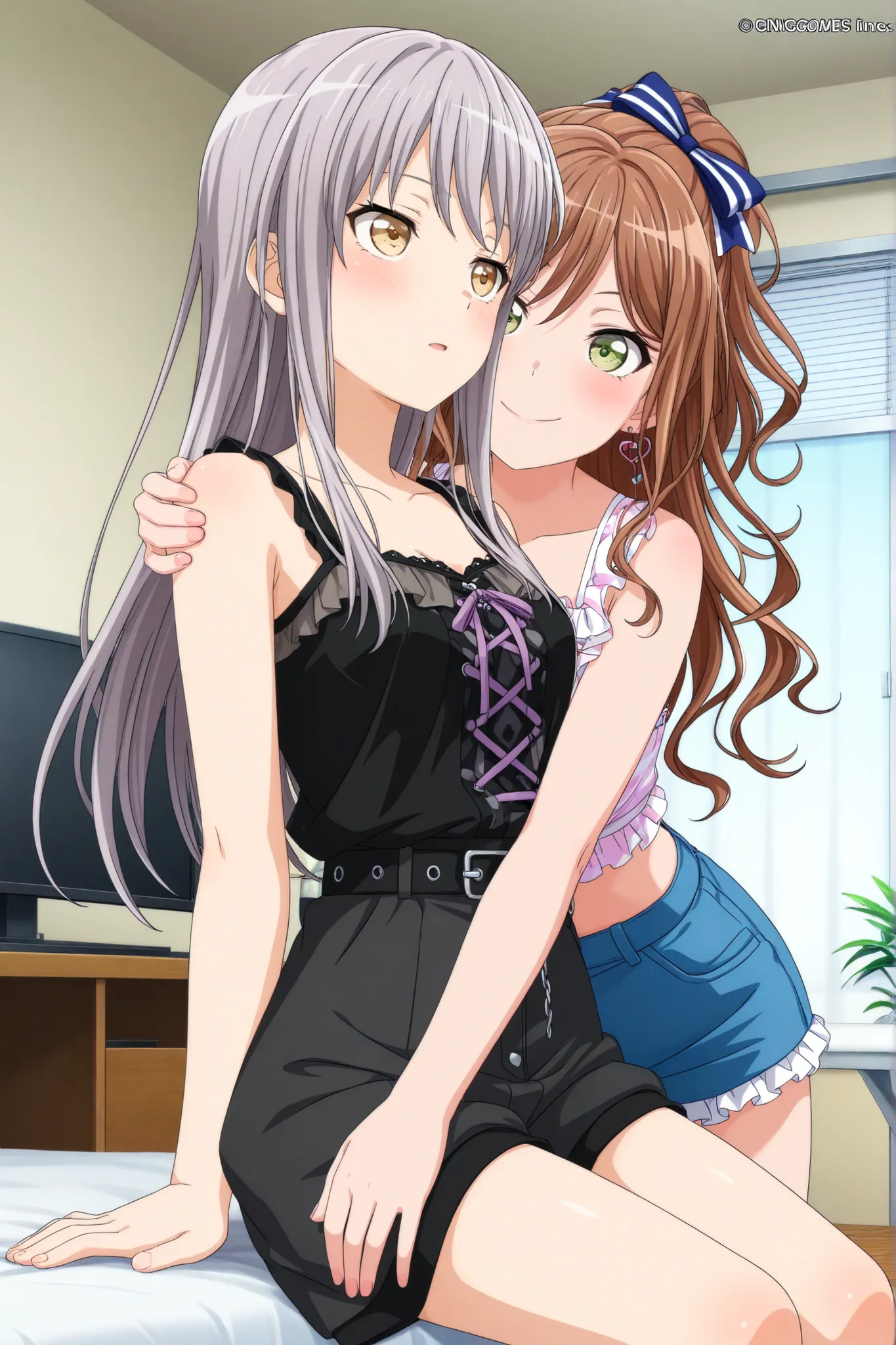 score_9, score_8_up, score_7_up, best quality, masterpiece, source_anime, anime coloring, anime screencap, official art 3d bang dream! official art 3d, Detailed eyes, Perfect hair, shiny color, Head is all visible, From top to thigh, From front,
BREAK 
2gi...