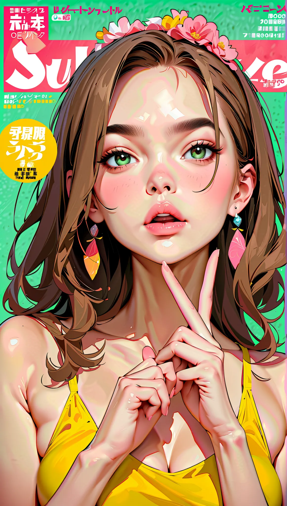  Perfect drape configuration :1.331,  proper placement :1.331, Golden Ratio:1.331, (masterpiece,  best quality :1.331),  beautiful Japanese woman holding a panty , Alone,  anatomically correct proportions:1.331,  small head :1.331,  anime style,   Pop Art ...
