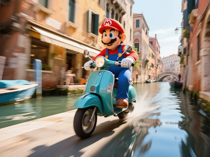 Mario enjoying Venice