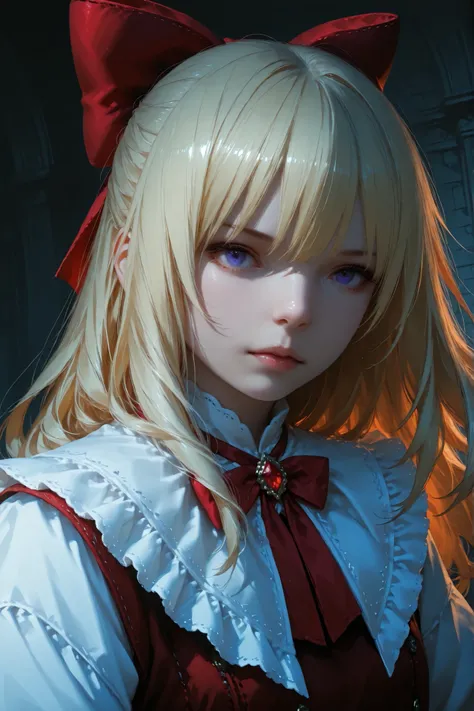 1girl\(shanghai_doll\),(dynamic pose:0.25) , BREAK, realistic, semi-realistic lighting, detailed facial features, high contrast shading, lifelike skin texture, refined jewelry detail, soft shadows, cinematic atmosphere, photoreal quality, 4k, 8k, HDR, ultr...