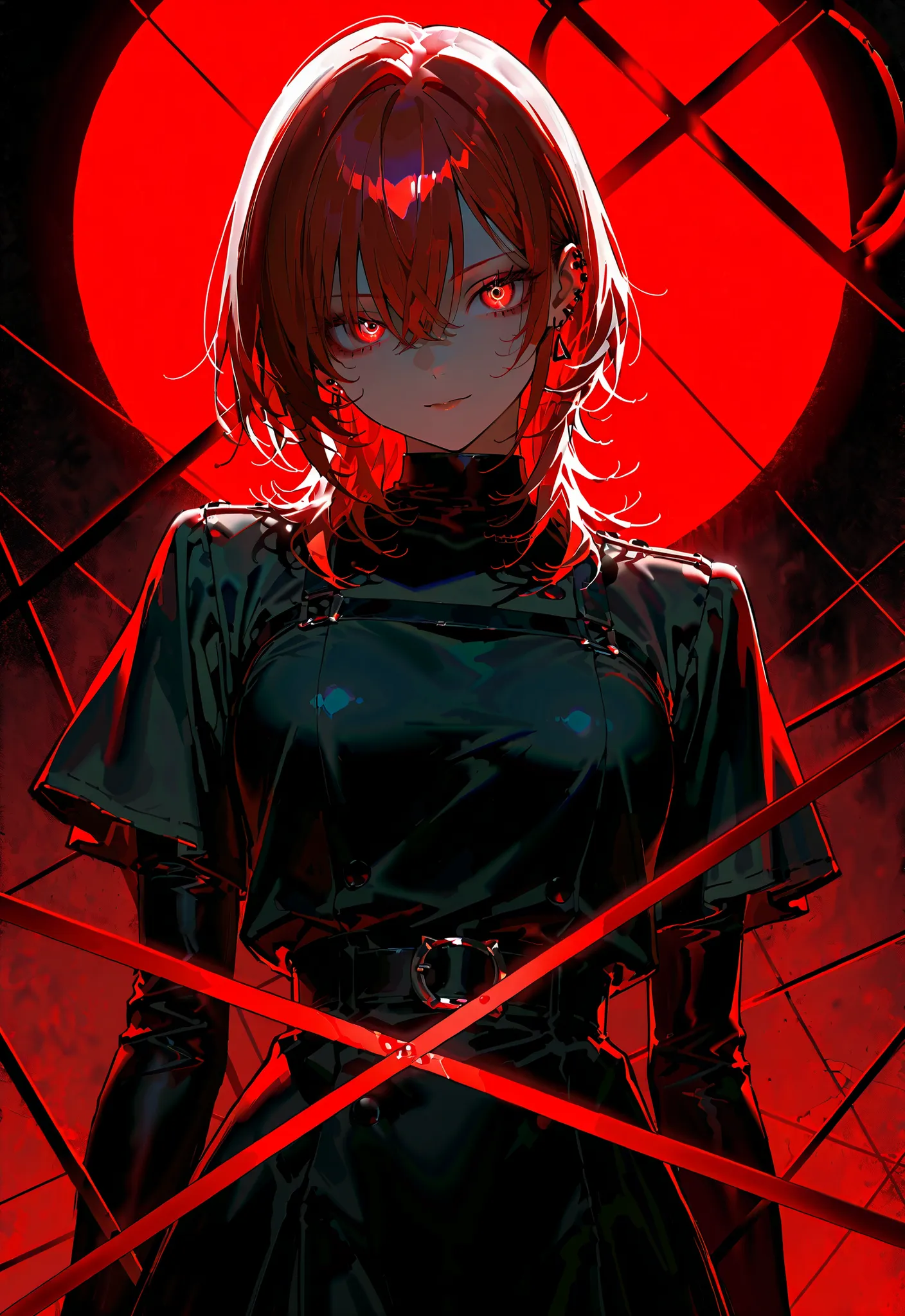 ((girl on solo target locked sign and everywhere else in the dark)), 