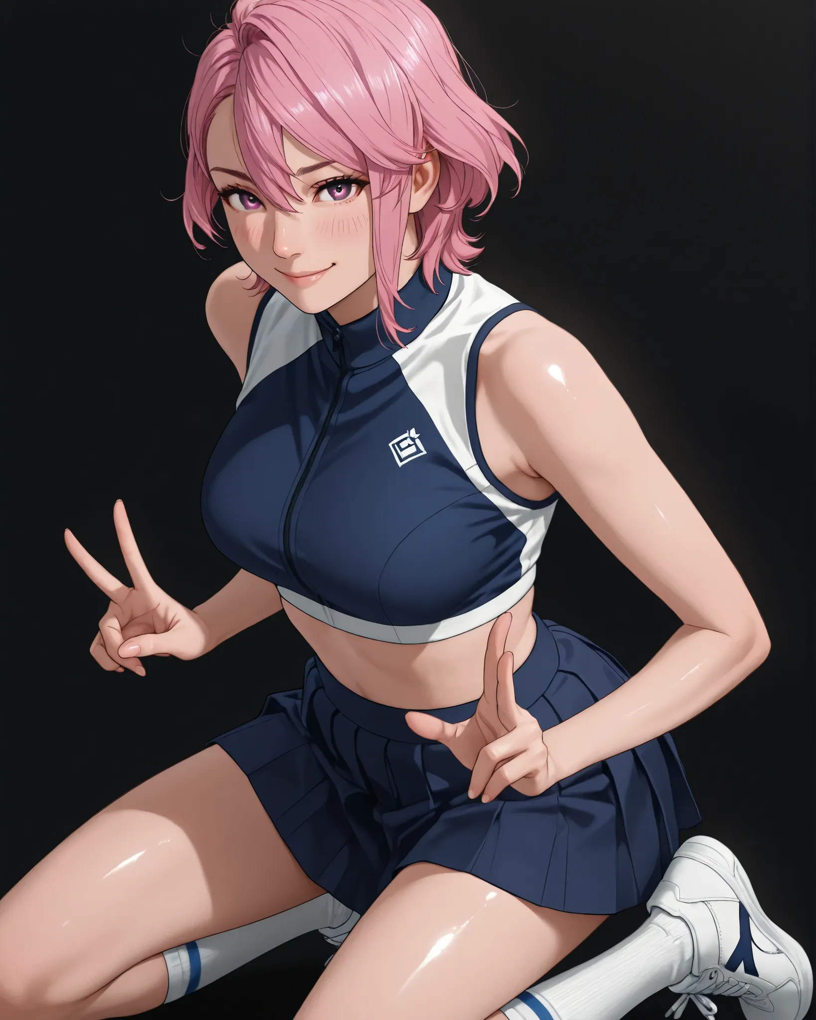 closeup, Sluisap, eyes、usnr、GBF_style、748cmstyle、32K、Semi-realistic、 super detailed description 、Artwork、Original Works、 detailed color、 detailed eyes、 detailed lips 、 The Greatest Masterpiece、Professional work、normal Breasts, Dandadan Character , Aira Shi...