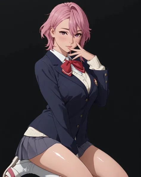 closeup, Sluisap, eyes、usnr、GBF_style、748cmstyle、32K、Semi-realistic、 super detailed description 、Artwork、Original Works、 detailed color、 detailed eyes、 detailed lips 、 The Greatest Masterpiece、Professional work、normal Breasts, Dandadan Character , solo , 1...
