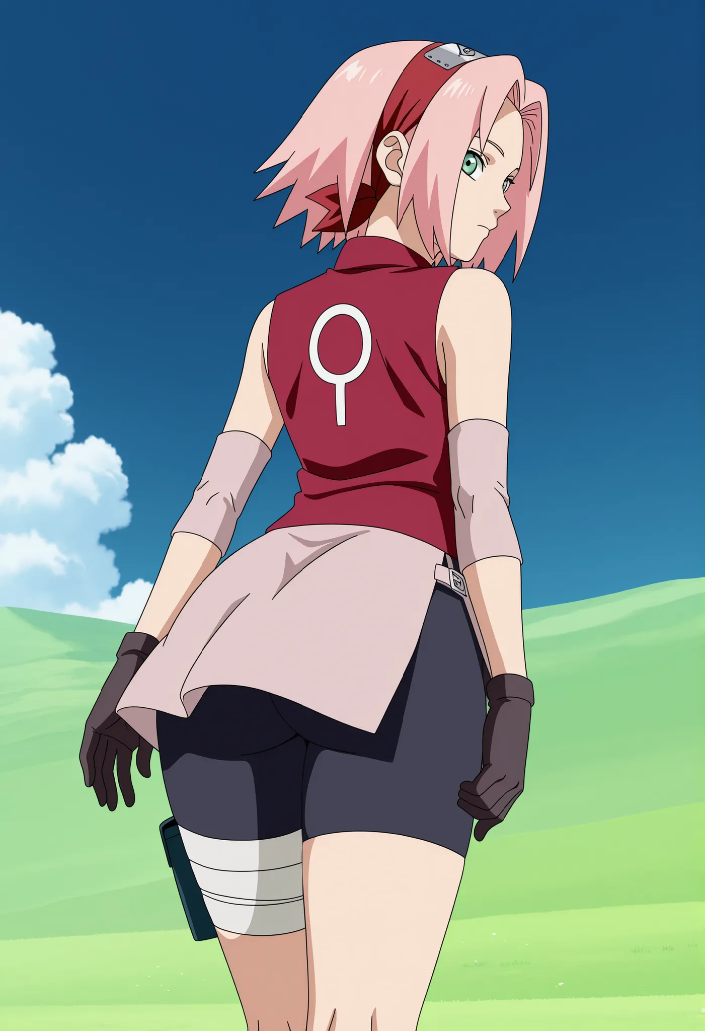 score_9,score_8_up,score_7_up,source anime,anime screencap,anime coloring,intricate details,fake screenshot,masterpiece,best quality,very aestheticanime screencap,anime coloring,Japanese TV anime style,, amazing quality,,
harunosakura, 1girl, pink hair, gr...