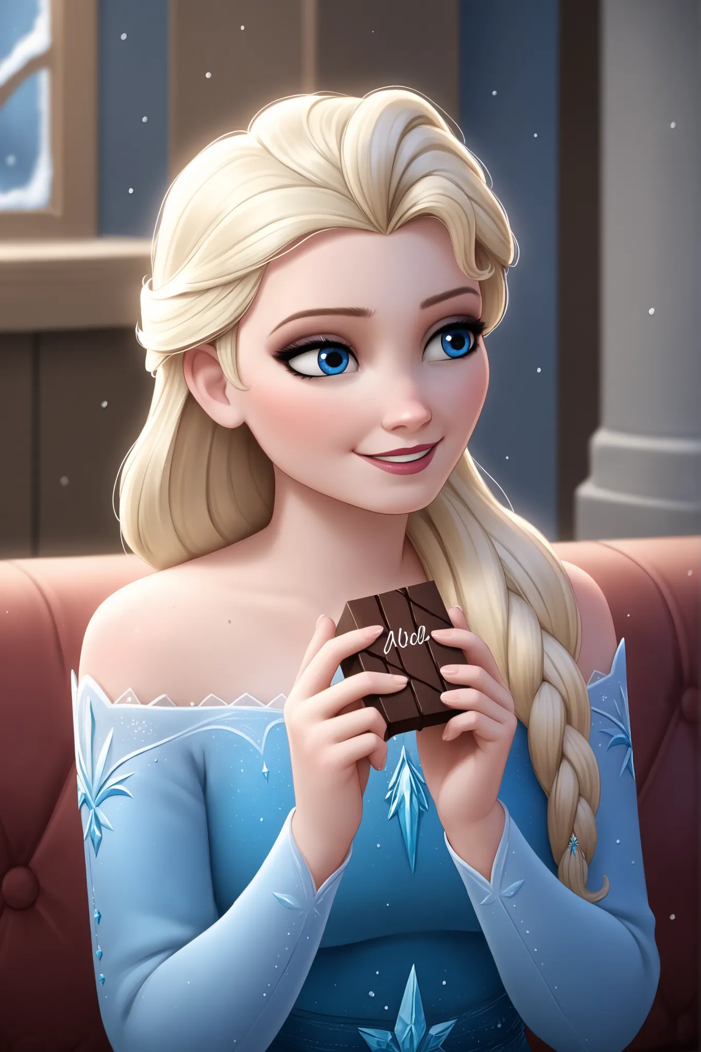 score_9, score_8_consolation, score_7_consolation, score_6_consolation, score_5_consolation, score_4_consolation,  rest , Source _animation,
1girl, Tall Elsa \(An\), Tall , prominent neck, Blonde Hair, hair hanging over shoulders, long hair, Blue eyes, sli...