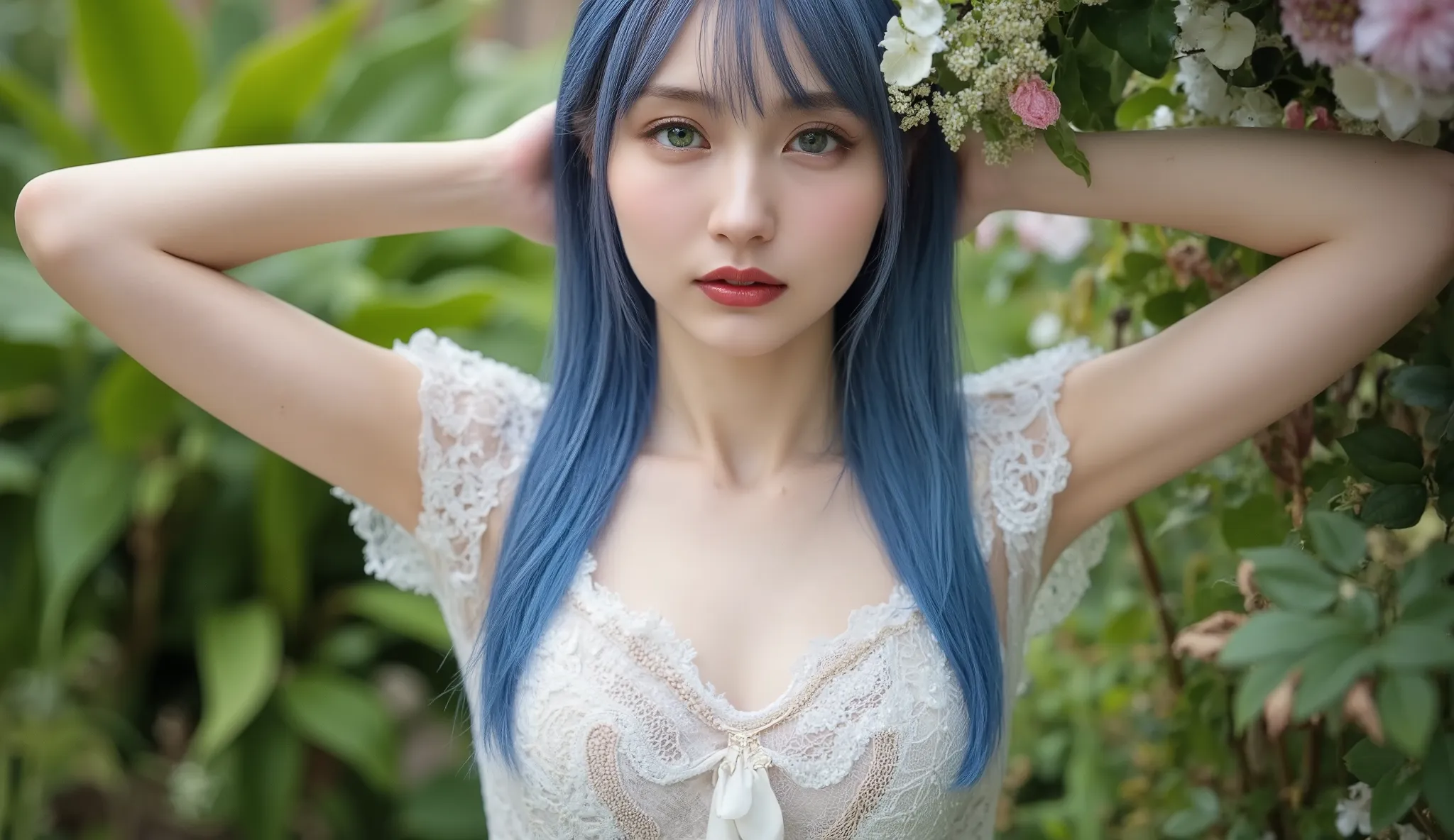 16 kg, masterpiece, Realistic, ((PhotoRealistic realism)), Ultra high resolution, (( super crazy quality ,  epice masterciece , intricately detailed  digital art)), ((Focus on extremely realistic body proportions:1.3), "portrait of a woman { wearing a dres...