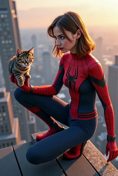 Spider-Girl and Mr. Whiskers