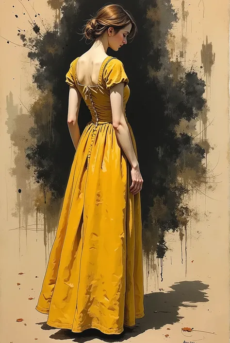 You fell in love with that woman, Dutch Golden Age ink painting, 