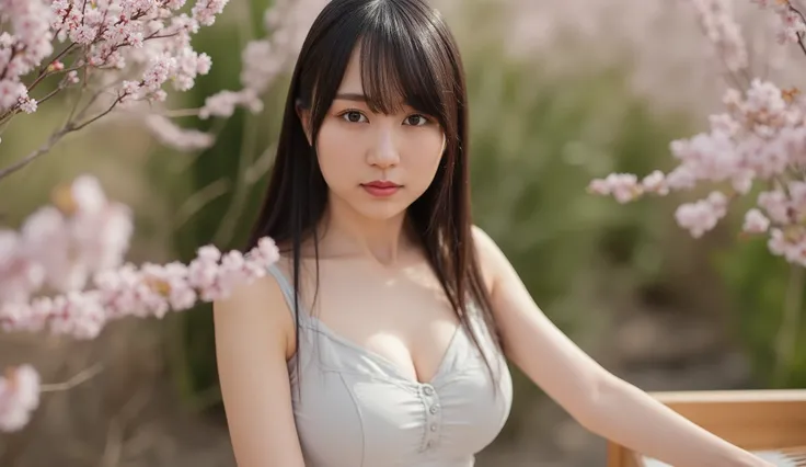 1girl, 20 years old, young girl next to the piano, Japanese girl, long hair with bangs, (wear a detailed micro bra with thin straps), Button release, selfie, Closeup, Natural breast size, skinny, sensual face, looking at viewer, random pose, Lick your fing...