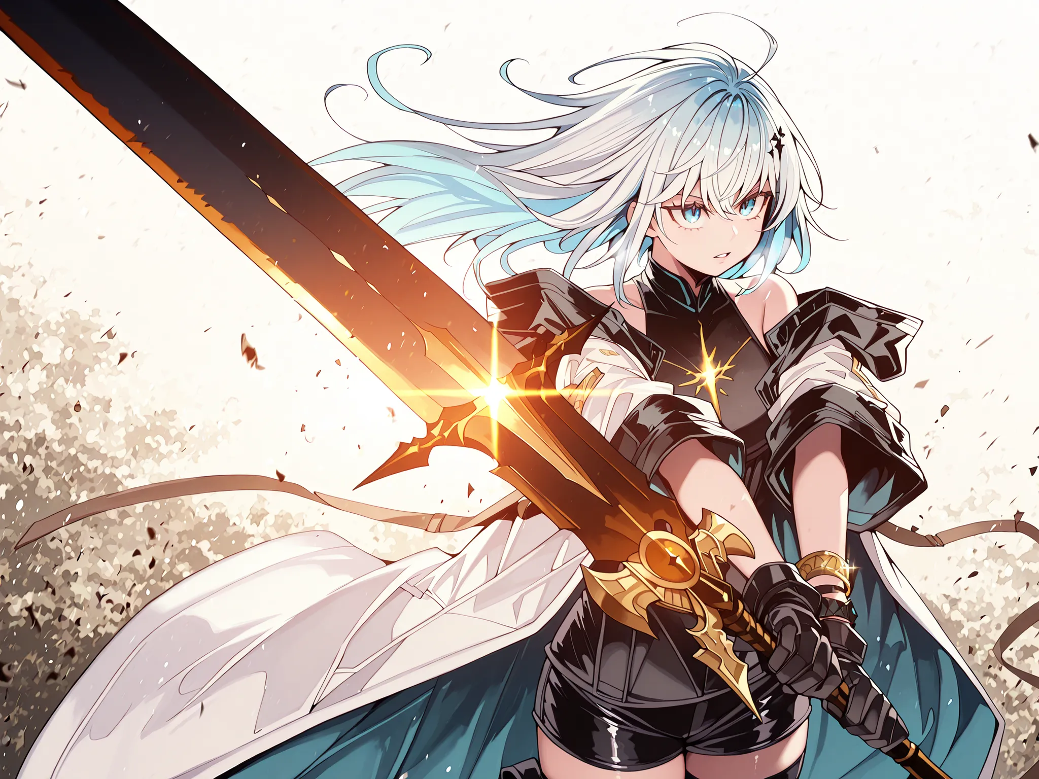 sozinho, 1 menino, e curto, pequeno personagem, personagem curto, personagem 1.50 metros de altura, e curto, personagem jovem, male character;

shiny white hair, o penteado do personagem deve corresponder ao de Reed The Flame Shadow de "arknights", franja ...