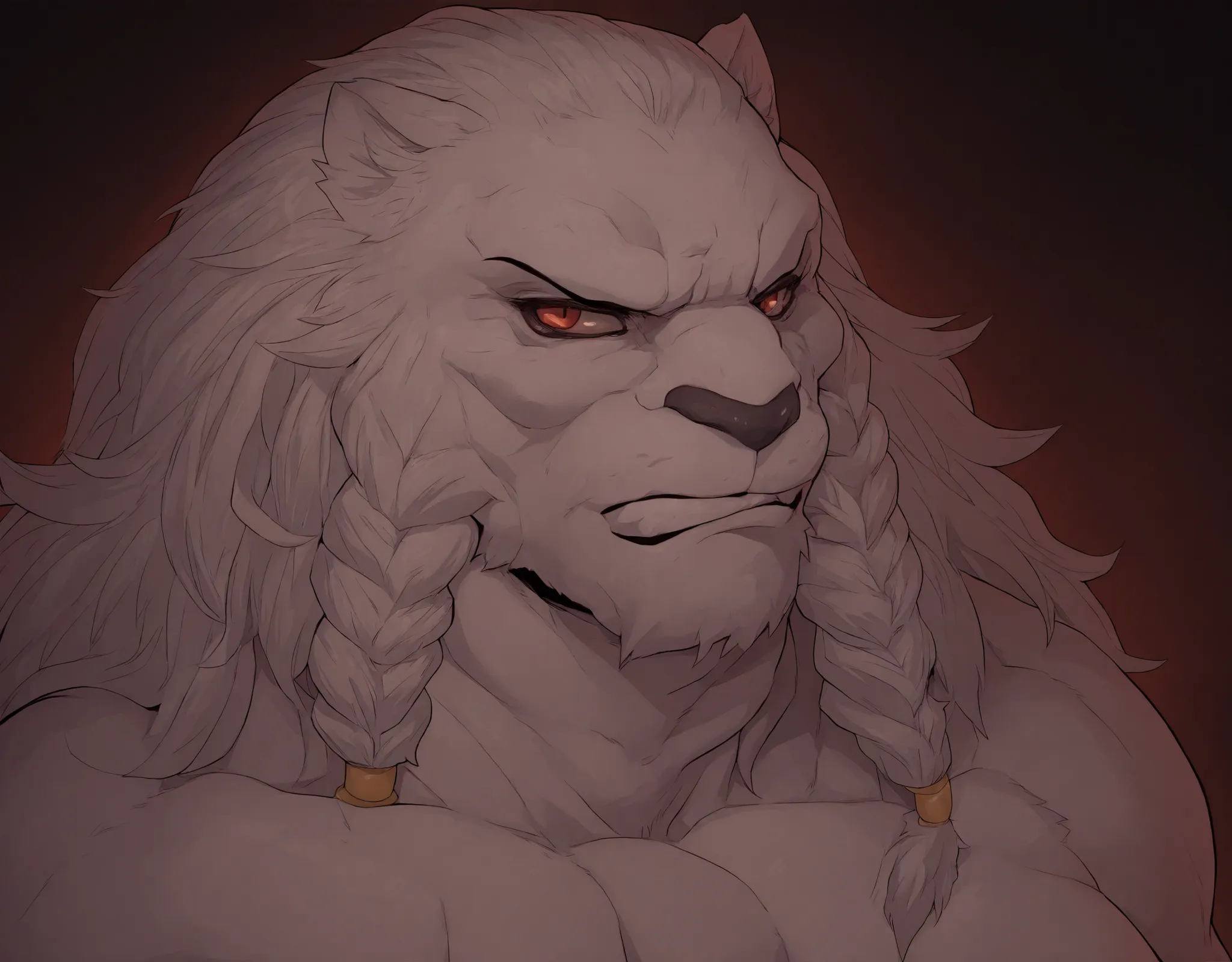 Masterpiece, better quality, incredible quality, 1 , Alone, ThokKin, facial focus, naked (NSFW)