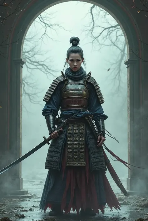Portrait of Tomoe Gozen and the Colourless Arch