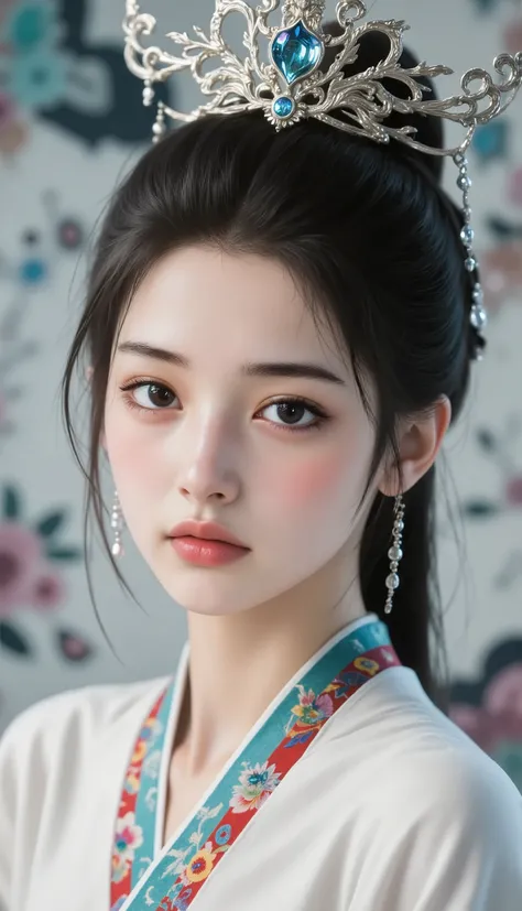 (Surrealism), (illustration), (high res), ( 8,000), (Very detailed), (最佳illustration), (Beautiful and delicate eyes), (最OK质量), (Very detailed地), ( Masterpiece), (wallpaper), (realistic), (Natural Light), (Side Light), (Exquisite face), (高度细致realistic的皮肤纹理)...