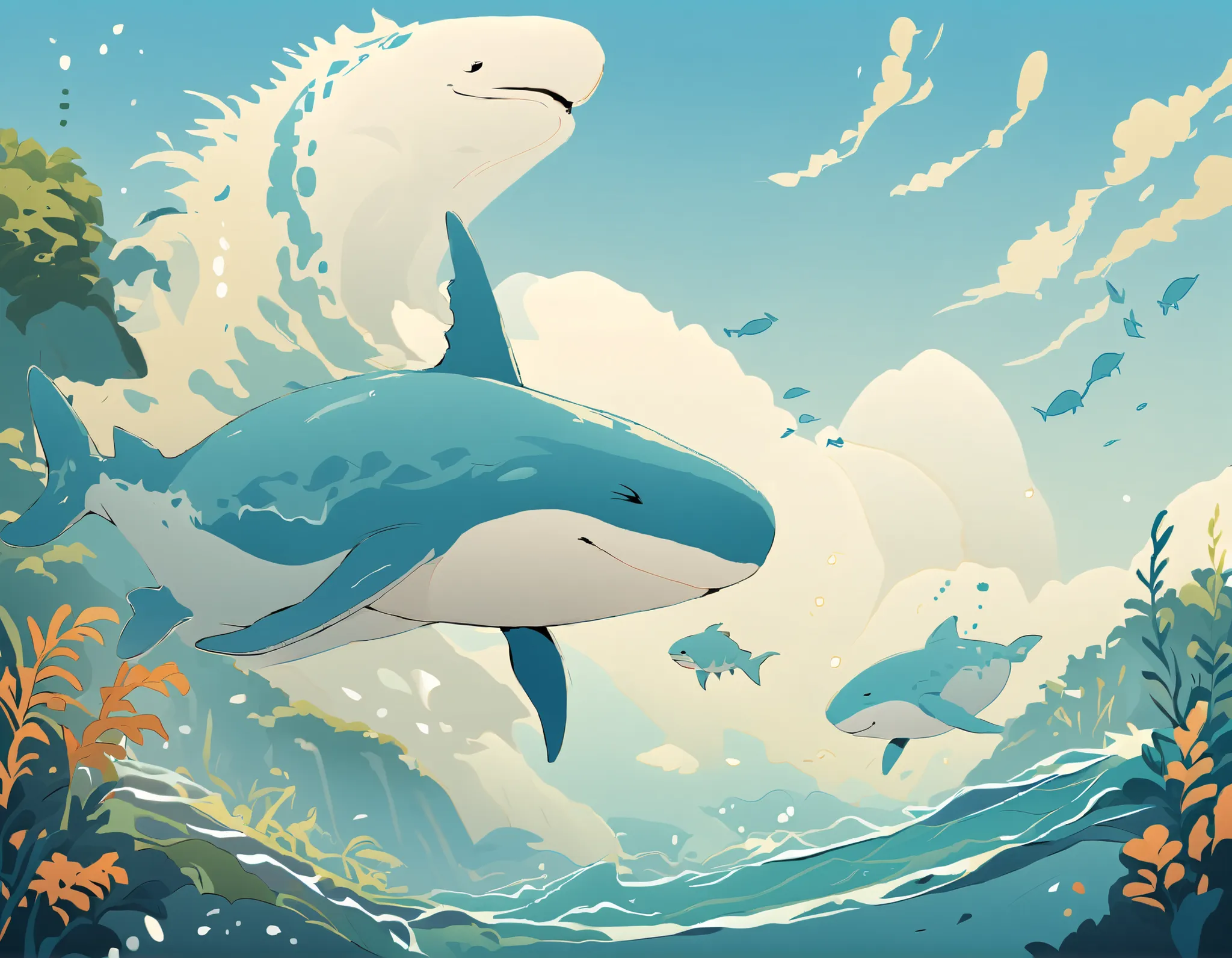 A fantastic sea world