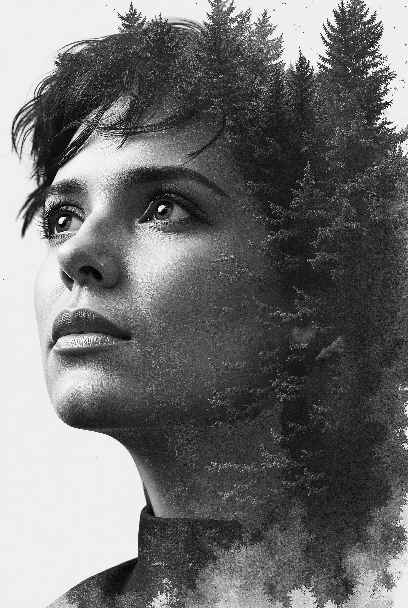 (Aquarell, Handschrift, expression of bleeding), portraits of beautiful women(Amanda Bynes) with value oozing and melting, Sad the pathetic impeachment, Unreasonable and ugly attacks further enhance the beauty of the subject, Please wash away all sins with...