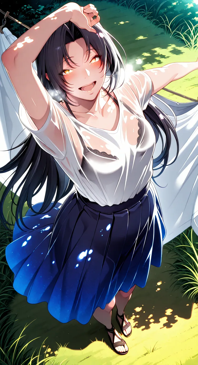 Buta-style, (nanao \(mahaya\)-style:1.2), (ruberule-style:1.4), ((anatomical correct)), ((Cinematic, unreal engine, eye-catching, ambient occlusion, UHD, masterpiece)), ((dappled sunlight, soft shadow)), perfect body, perfect eyes, perfect fingers, gasping...