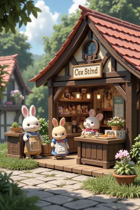 top quality,Supreme Masterpiece,highest resolution,Sylvanian Families style,Miniatures Shop