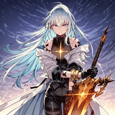 sozinho, 1 menino, e curto, pequeno personagem, personagem curto, Personagem 1.50 metros de altura, e curto, personagem jovem, male character;

shiny white hair, o penteado do personagem deve corresponder ao de Reed The Flame Shadow de "arknights", franja ...
