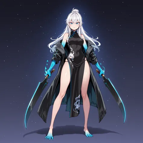 sozinho, 1 garota, shiny white hair, stylized like that of Alisa Mikhailovna Kujou in "alya sometimes hides her feelings in russian", hairstyle like that of Alisa Mikhailovna Kujou in Dourkhailovna Kujou in "alya sometimes hides her feelings in russian", f...