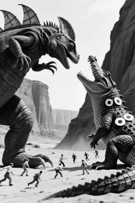 (0524) Classic Kaiju Combat (OR "best couple")