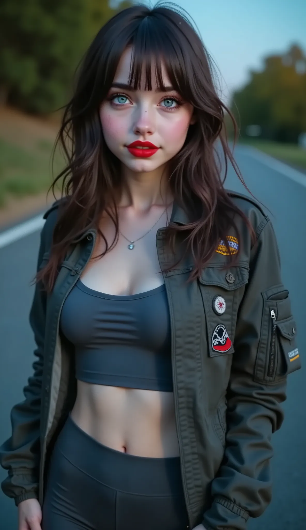 ((RAW Photo), Absurds, (Absurd Resolution)), (Masterpiece, Best Quality), ((Hyperrealism, Photorealistic)), (AI Fantasy), (masterpiece, highest quality, amazing quality), (realistic pupil, gray eyes, intense luminous), (beautiful girl, 18 years old, haiz_a...