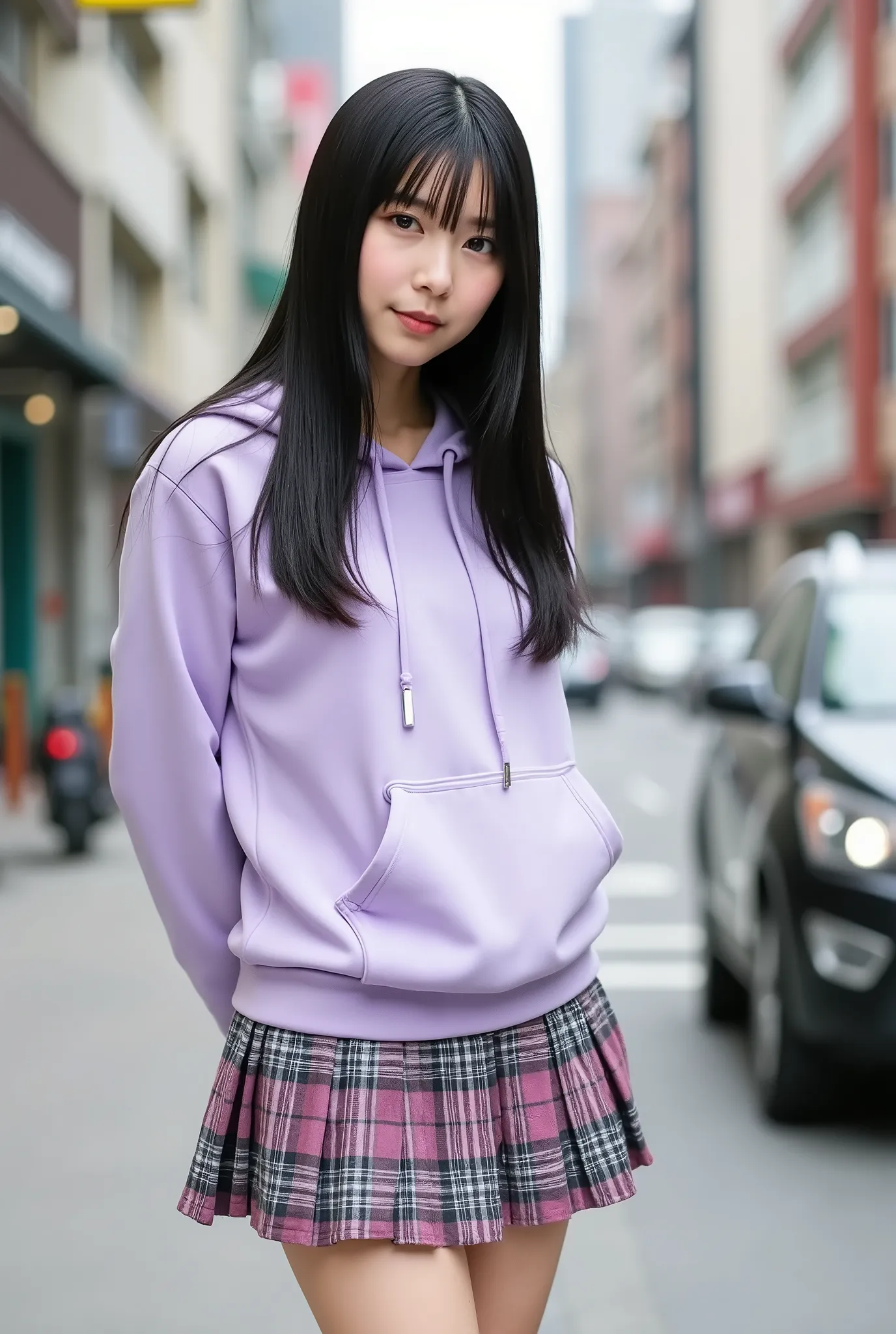score_9,score_8_ up,score_7_ up, ultra detail, absolute resolution, 32K,masterpiece, top quality , Super High Definition, Cowboy Shots, beautiful Japanese girl, (slender Japanese women: 1.1), pretty face, skinny girls, Thin Waist, Black hair, straight semi...