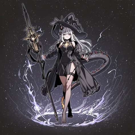 Alone, 1 girl, facing the viewer. She has white hair styled like Lucy Mayreel from The Extra's Academy Survival Guide, with long bangs, and purple eyes. Her body and height also match Lucy Mayreel: short (1.50 meters), with perfect anatomy, youthful and se...