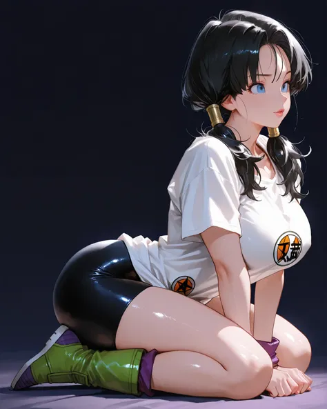 closeup, Sluisap, eyes、usnr、GBF_style、748cmstyle、32K、Semi-realistic、 super detailed description 、Artwork、Original Works、 detailed color、 detailed eyes、 detailed lips 、 The Greatest Masterpiece、Professional work、Big Breasts、 sexy、 Dragon ball z  character, ...