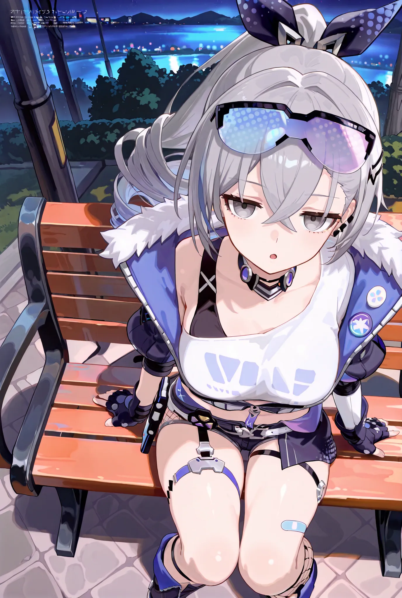 銀狼,silver wolf,


score_9, score_8_up , score_7_up , score_6_up , score_5_up ,
(masterpiece, best quality),ultra detailed,
warm lighting, rim light, megami magazine,
BREAK

1 girl, silver wolf \(honkai: star rail\)fingerless gloves, black shorts, cropped j...