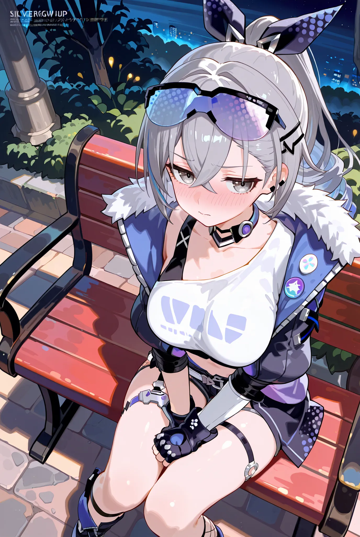 銀狼,silver wolf,


score_9, score_8_up , score_7_up , score_6_up , score_5_up ,
(masterpiece, best quality),ultra detailed,
warm lighting, rim light, megami magazine,
BREAK

1 girl, silver wolf \(honkai: star rail\)fingerless gloves, black shorts, cropped j...
