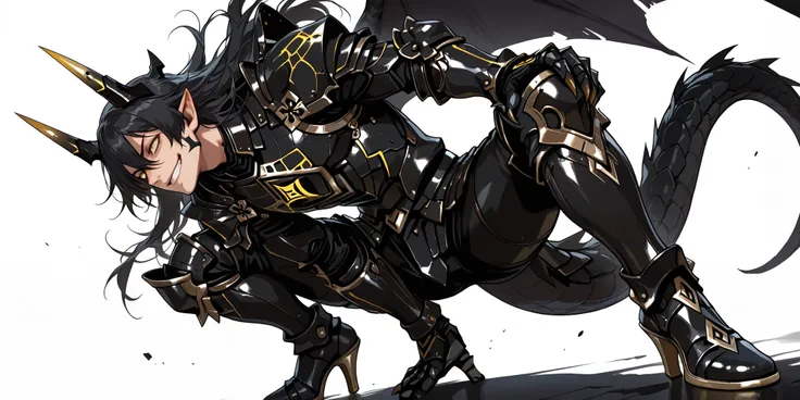 score_9, score_8_up, score_7_up, absurdres, 128K Ultra High Resolution, (masterpiece, best quality: 1. 5), high definition, highres, 8K wallpaper, CG, (((Anime))), (1 male), solo, lean body, (masculine), (floating in the air), weredragon, japanese anime st...
