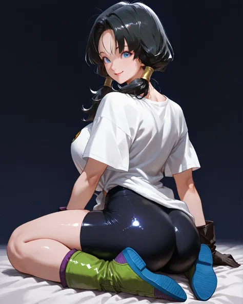 closeup, Sluisap, eyes、usnr、GBF_style、748cmstyle、32K、Semi-realistic、 super detailed description 、Artwork、Original Works、 detailed color、 detailed eyes、 detailed lips 、 The Greatest Masterpiece、Professional work、Big Breasts、 sexy、 Dragon ball z  character, ...